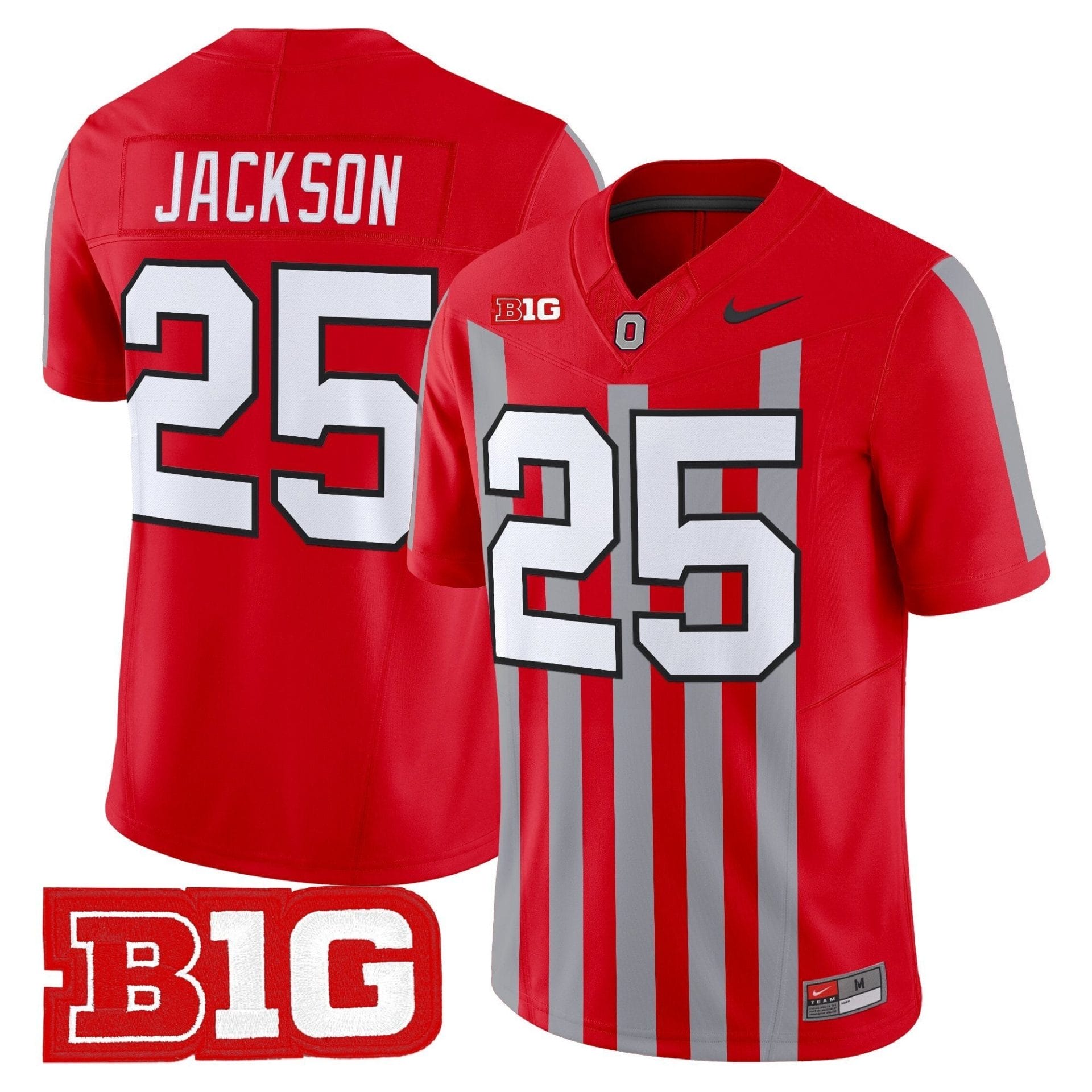 Ohio State Buckeyes Throwback Vapor Limited Jersey - All Stitched - Image 6