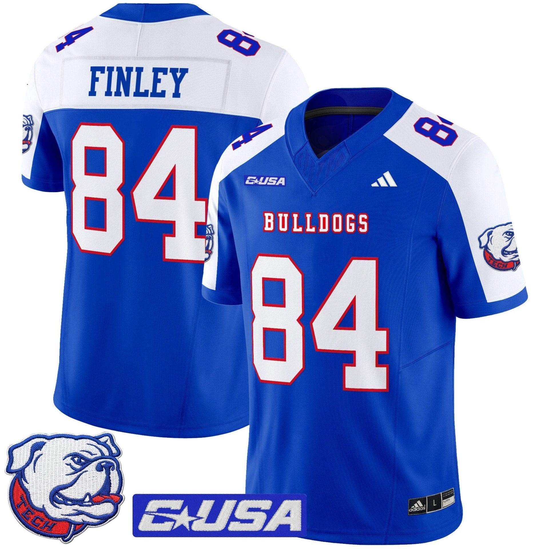 Louisiana Tech Bulldogs 2025 Vapor Limited Jersey - All Stitched - Image 40