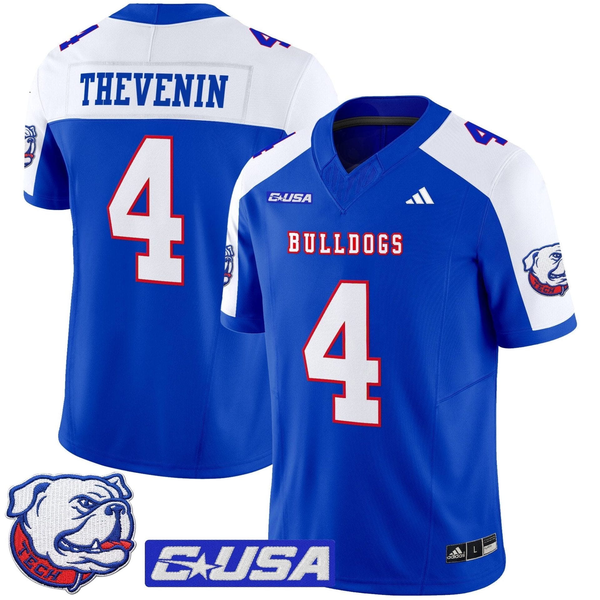 Louisiana Tech Bulldogs 2025 Vapor Limited Jersey - All Stitched - Image 39