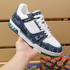 Alternative view of Luxury Trainer Sneakers Shoes Signature White Black
