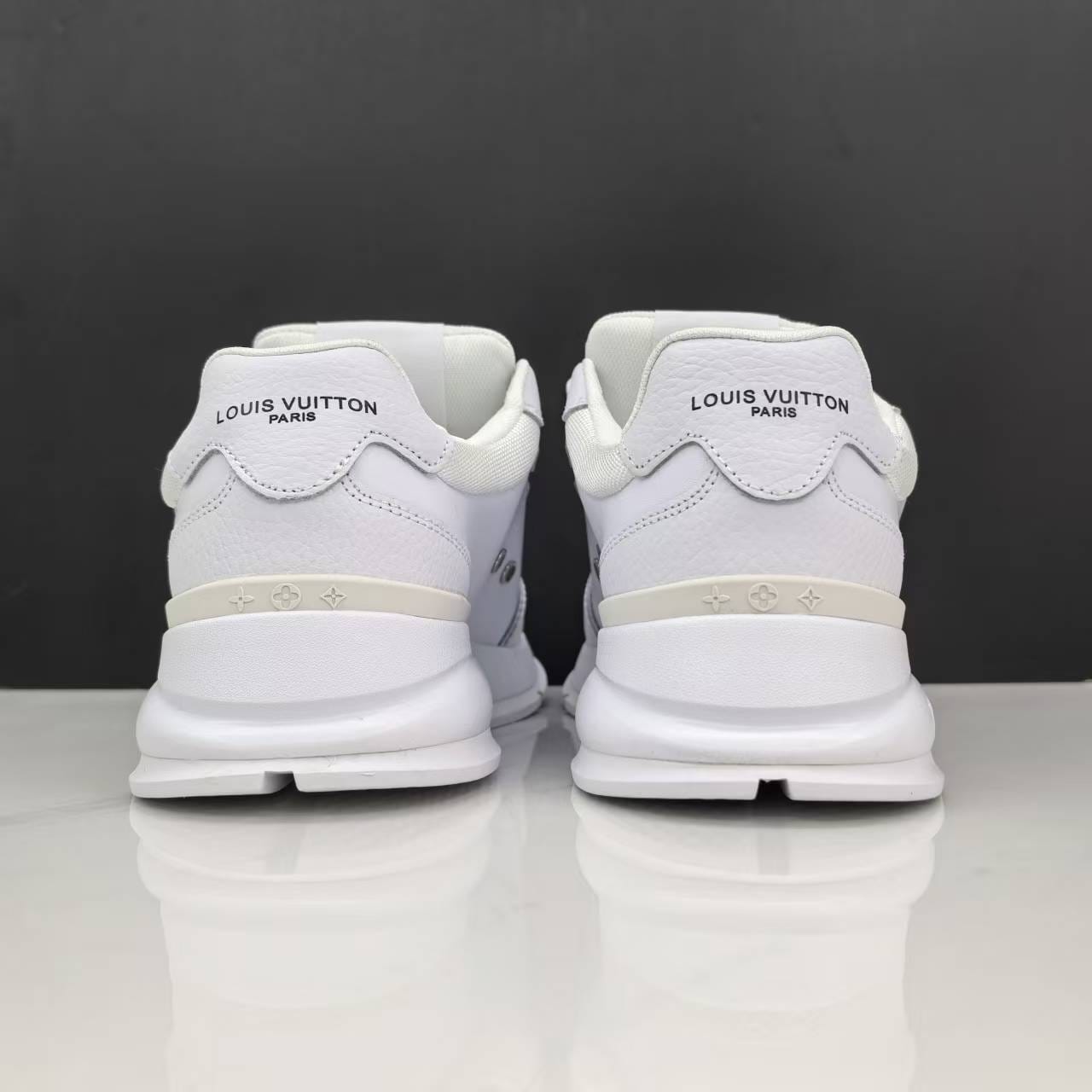 Alternative view of Luxury Lou Paris Classic Trainers White Black Shoes Sneakers