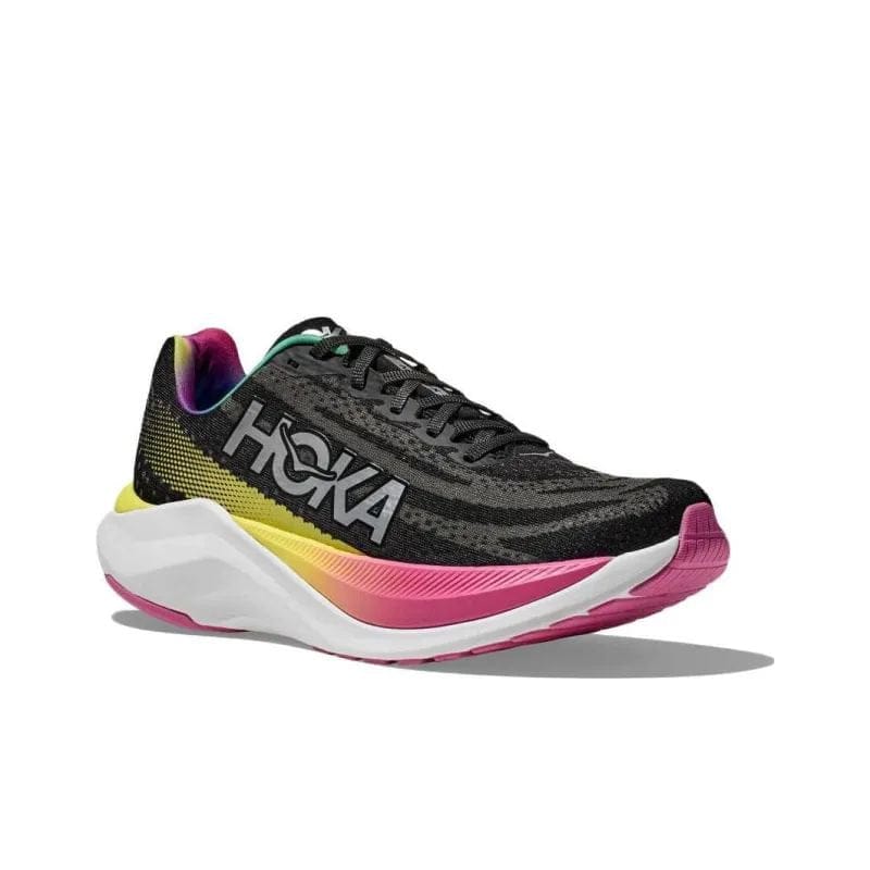 Alternative view of Hoka One One Mach X Black Silver Multi-Color 1141450-BKSV