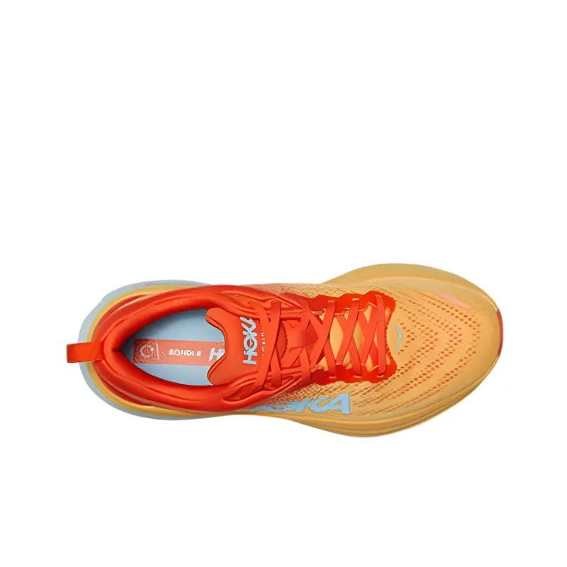 Alternative view of Hoka One One Bondi 8 Puffin's Bill Amber Yellow 1123202-PBAY