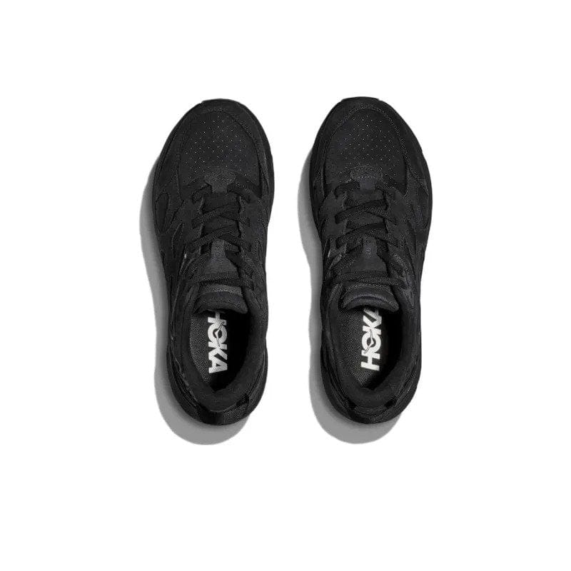 Alternative view of Hoka One One Clifton L Suede Triple Black 1122571-BBLC