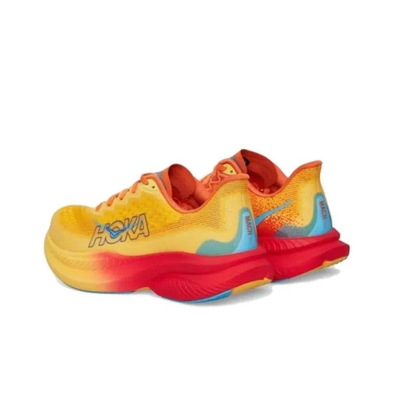 Alternative view of Hoka One One Mach 6 Poppy Squash 1147790-PYS