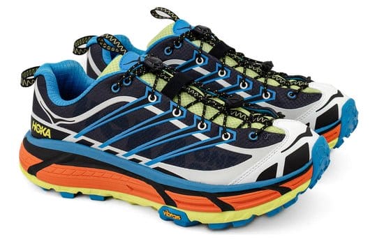 Hoka One One Mafate Three2 Black Diva Blue 1141572-BDVB - Image 2