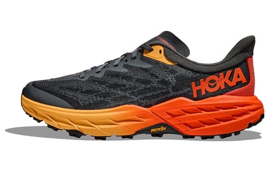 Hoka One One Speedgoat 5 Wide Grey Bright Sunset 1123159-CFLM - Image 4