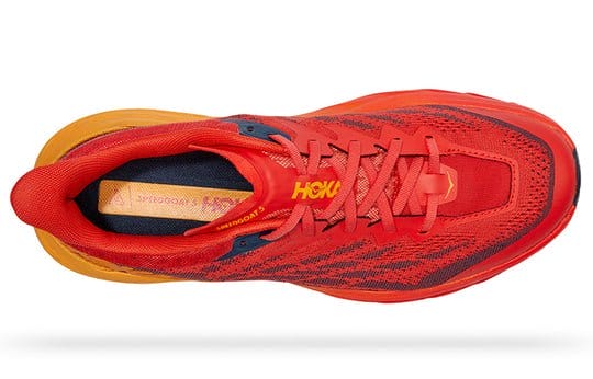 Hoka One One Speedgoat 5 Fiesta Red Radiant Yellow 1123157-FRYL - Image 3