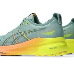Alternative view of Asics Gel-Kayano 31 Paris Light Celadon Safety Yellow 1011B929-750