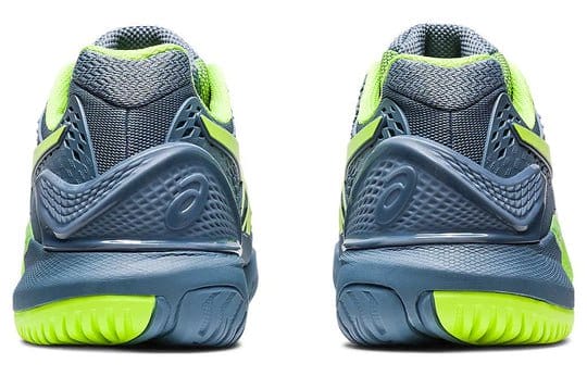 Asics Gel Resolution 9 Steel Blue Hazard Green 1041A330-400 - Image 2