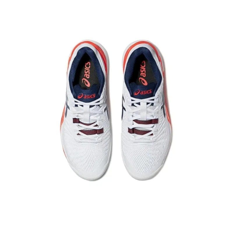 Alternative view of Asics Gel Resolution 9 White Blue Expanse 1041A376 102