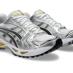 Alternative view of Asics Gel Kayano 14 White Tai Chi Yellow 1203A537 101