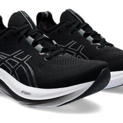 Alternative view of Asics Gel Nimbus 26 Black Graphite Grey 1011B794 001