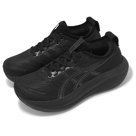 Alternative view of Asics Gel Nimbus 27 2E Wide Black 1011B956 001