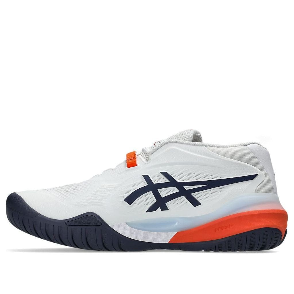 Asics Gel Resolution X White Indigo Fog 1041A481 110 - Image 3