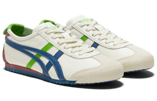 Onitsuka Tiger Mexico 66 Slip On White Mauve Blue Green 1183A201 115 - Image 2