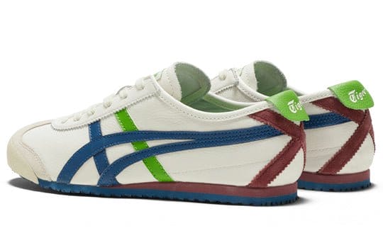 Onitsuka Tiger Mexico 66 Slip On White Mauve Blue Green 1183A201 115 - Image 3