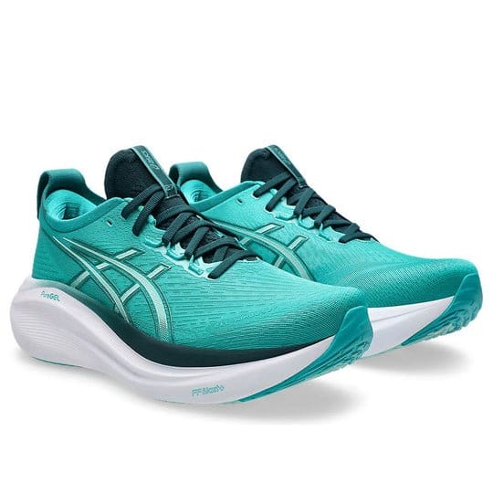 Alternative view of Asics Gel Nimbus 27 Wave Teal Saxon Green 1011B958 400