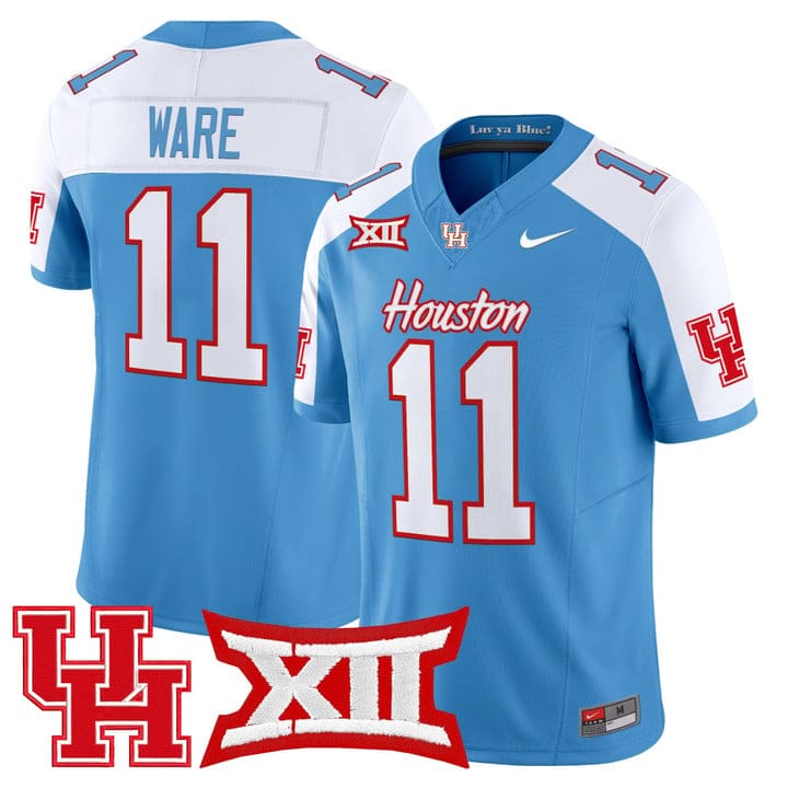 Andre Ware Jersey #11 Houston Cougars 2025 Oilers Inspired Stitched