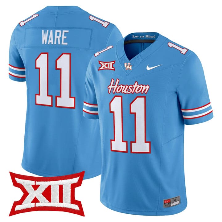 Andre Ware Jersey #11 Houston Cougars 2025 Oilers Inspired Stitched - Image 3