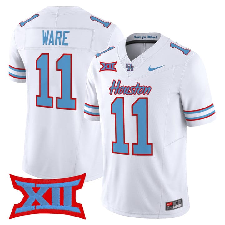 Andre Ware Jersey #11 Houston Cougars 2025 Oilers Inspired Stitched - Image 5