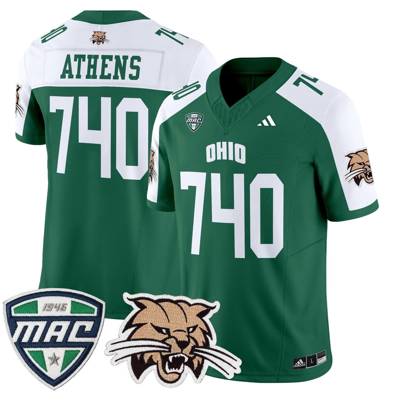 Athens Jersey #740 Ohio Bobcats 2025 Vapor Limited Stitched - Image 3