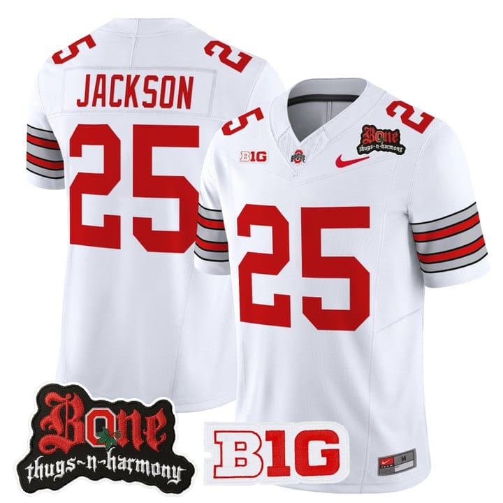 Bo Jackson Jersey #25 Ohio State Buckeyes Bone Thugs-N-Harmony Stitched - Image 4