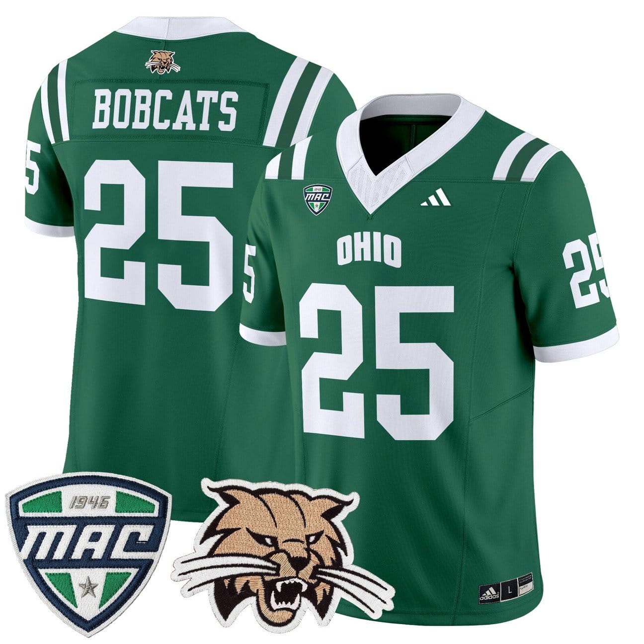 Bobcats Jersey #25 Ohio Bobcats 2025 Vapor Limited Stitched - Image 4