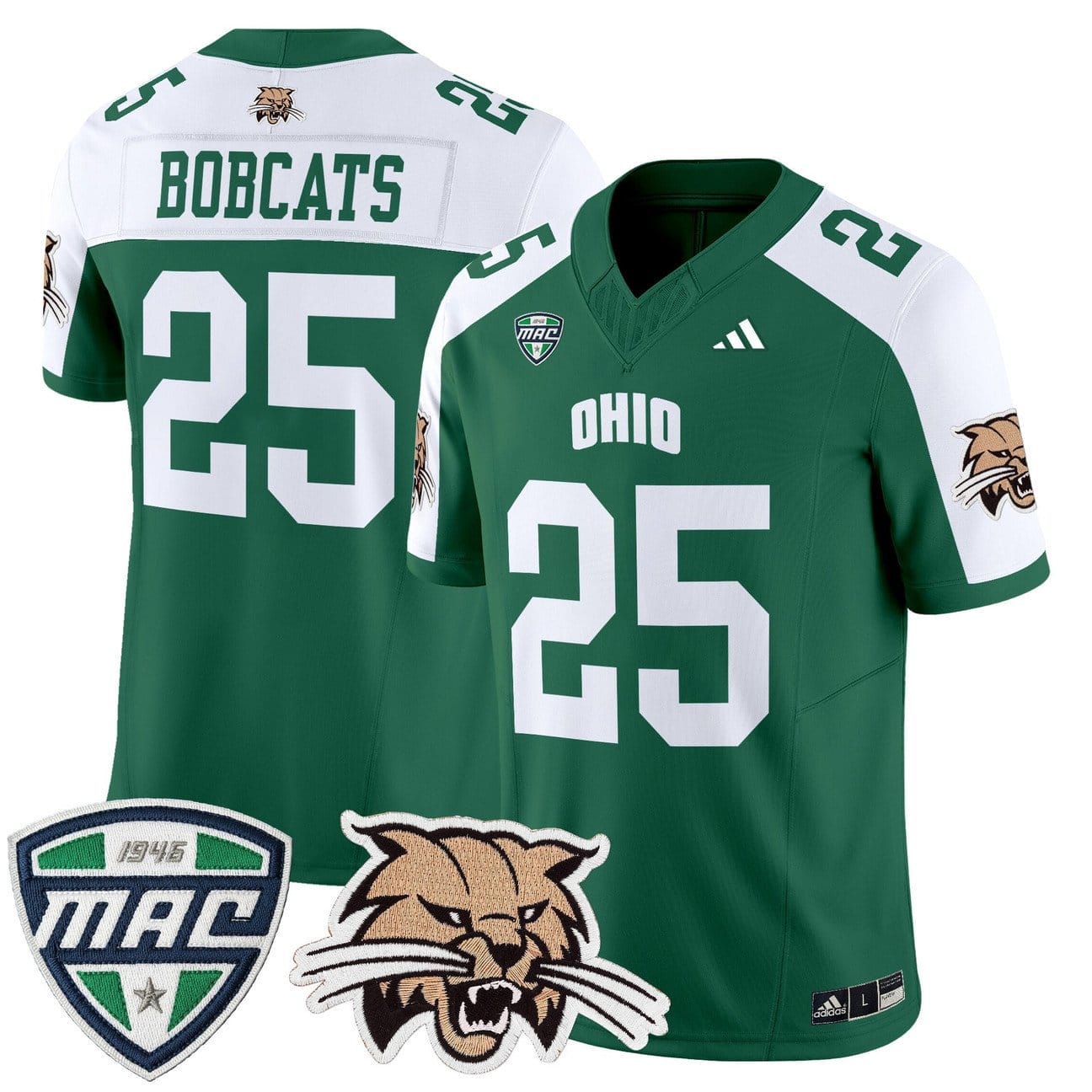 Bobcats Jersey #25 Ohio Bobcats 2025 Vapor Limited Stitched - Image 3