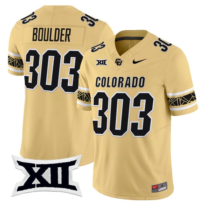Alternative view of Boulder Jersey #303 Colorado Buffaloes 2025 Vapor Limited V2 Stitched
