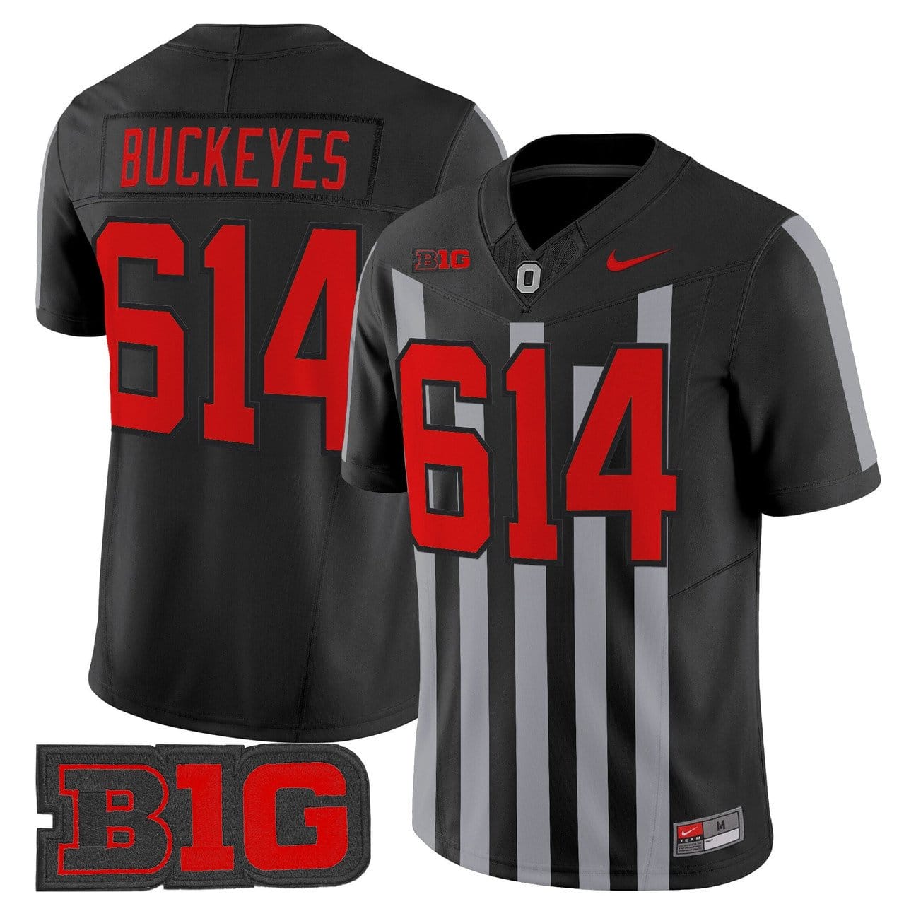 Buckeyes Jersey #614 Ohio State Buckeyes Throwback Limited Stitched