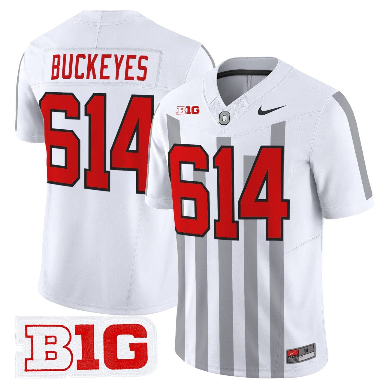 Buckeyes Jersey #614 Ohio State Buckeyes Throwback Limited Stitched - Image 4