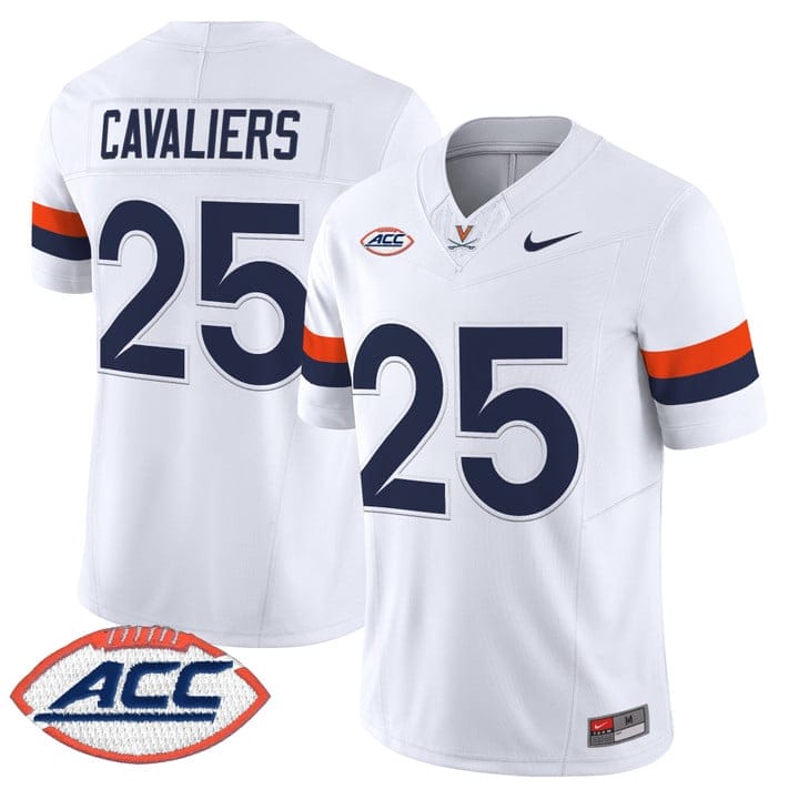 Cavaliers Jersey #25 Virginia Cavaliers 2025 Vapor Limited Stitched 1995 - Image 3