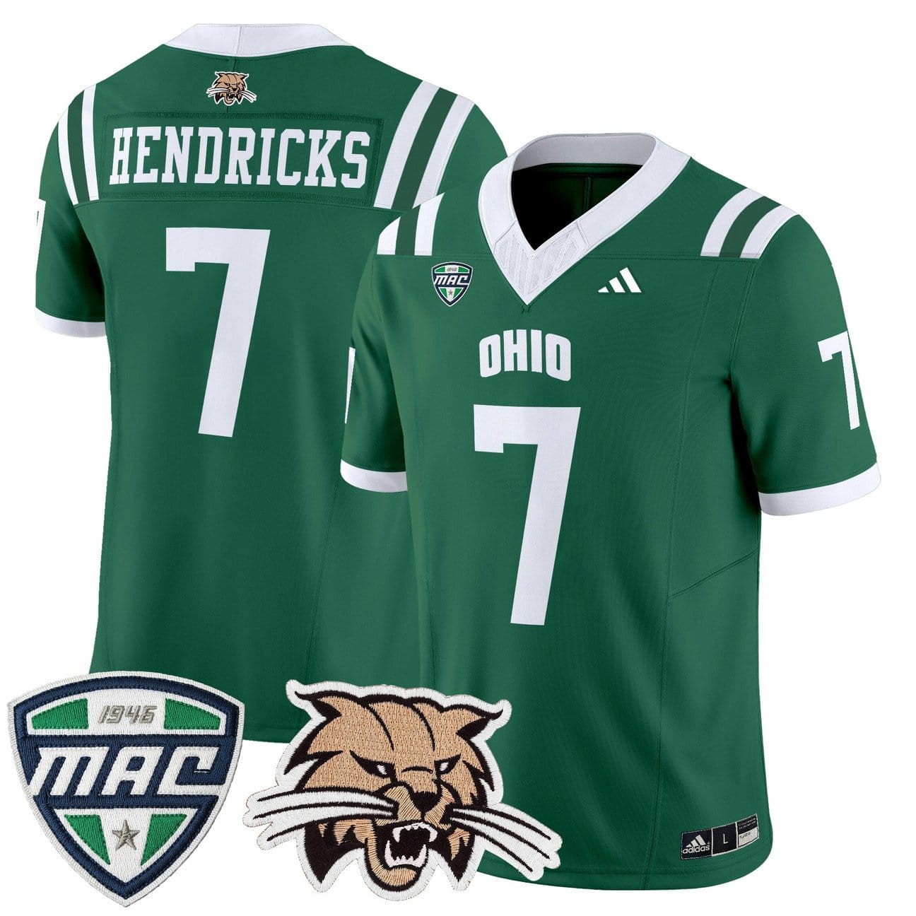 Chase Hendricks Jersey #7 Ohio Bobcats 2025 Vapor Limited Stitched - Image 4