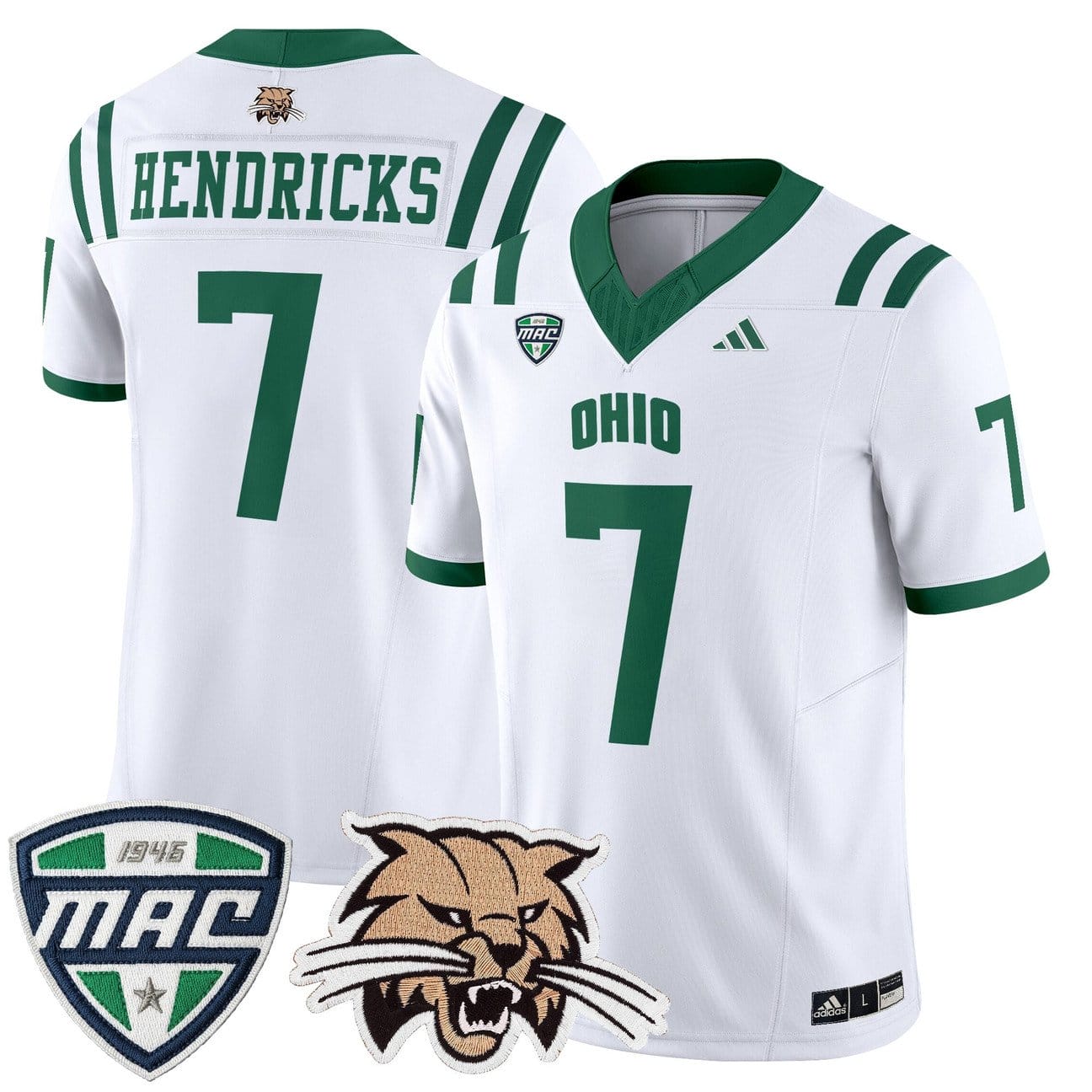 Chase Hendricks Jersey #7 Ohio Bobcats 2025 Vapor Limited Stitched - Image 6