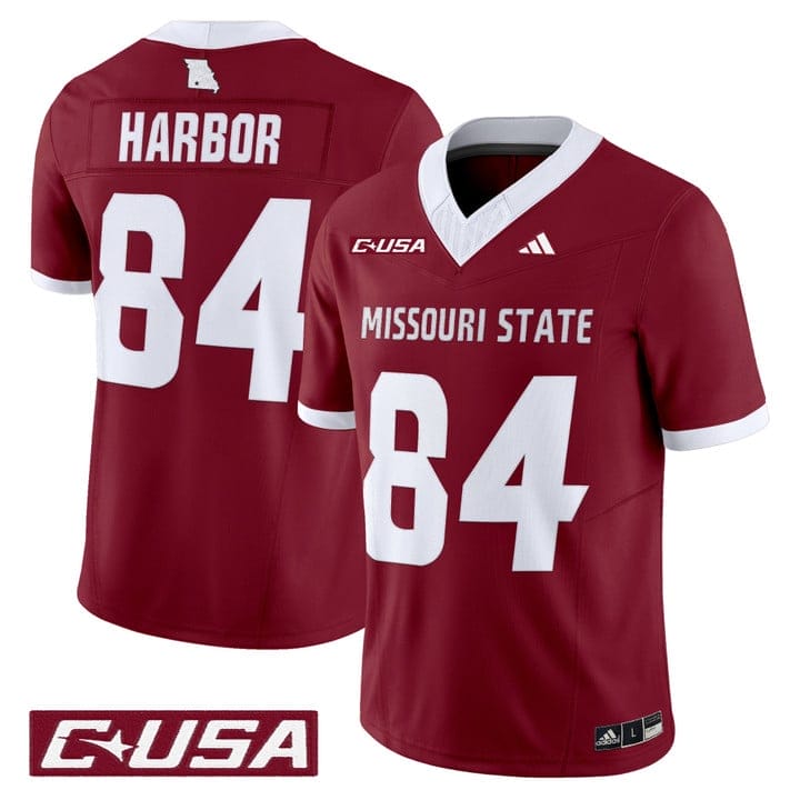Clay Harbor Jersey #84 Missouri State Bears 2025 Limited Stitched - Image 4