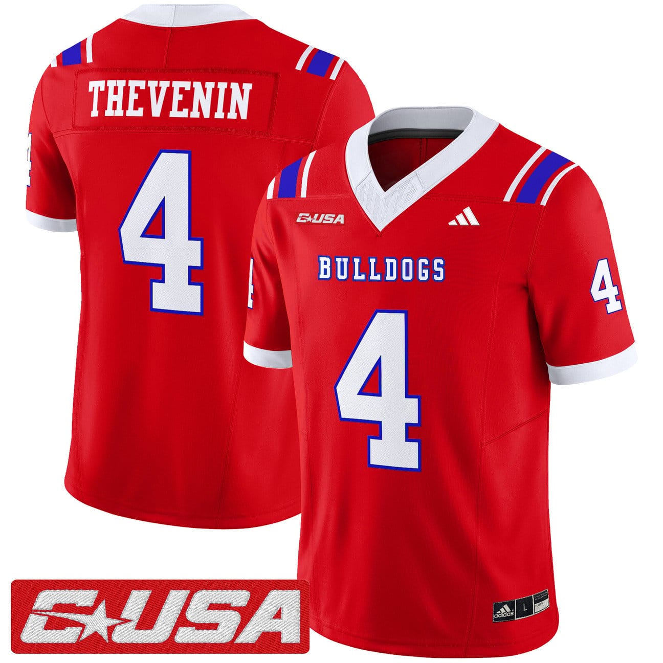 Alternative view of Clay Thevenin Jersey #4 Louisiana Tech Bulldogs 2025 Limited Stitched