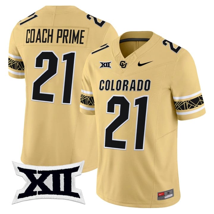 Alternative view of Coach Prime Jersey #21 Colorado Buffaloes 2025 Vapor Limited V2 Stitched