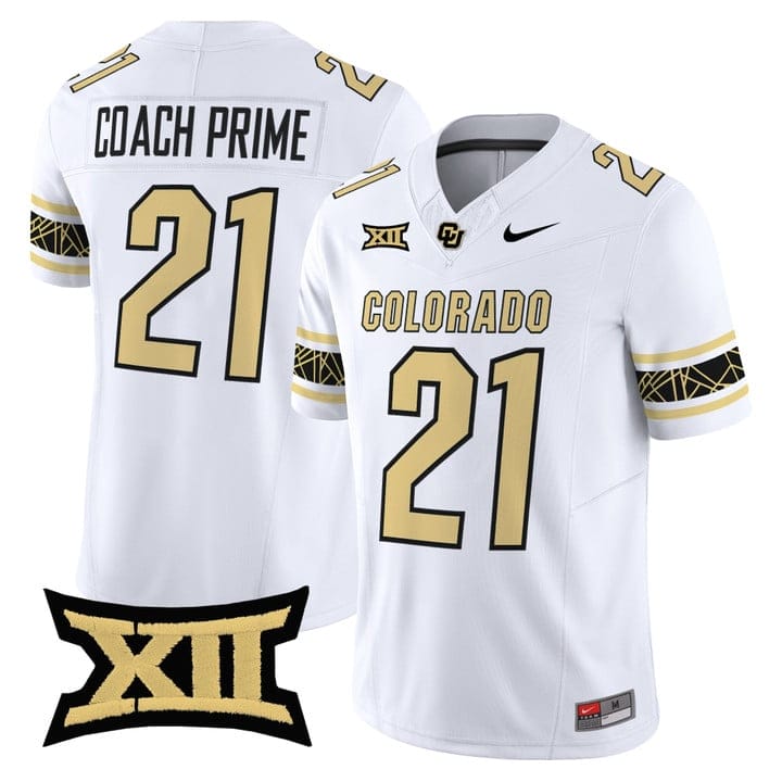 Coach Prime Jersey #21 Colorado Buffaloes 2025 Vapor Limited V2 Stitched - Image 4