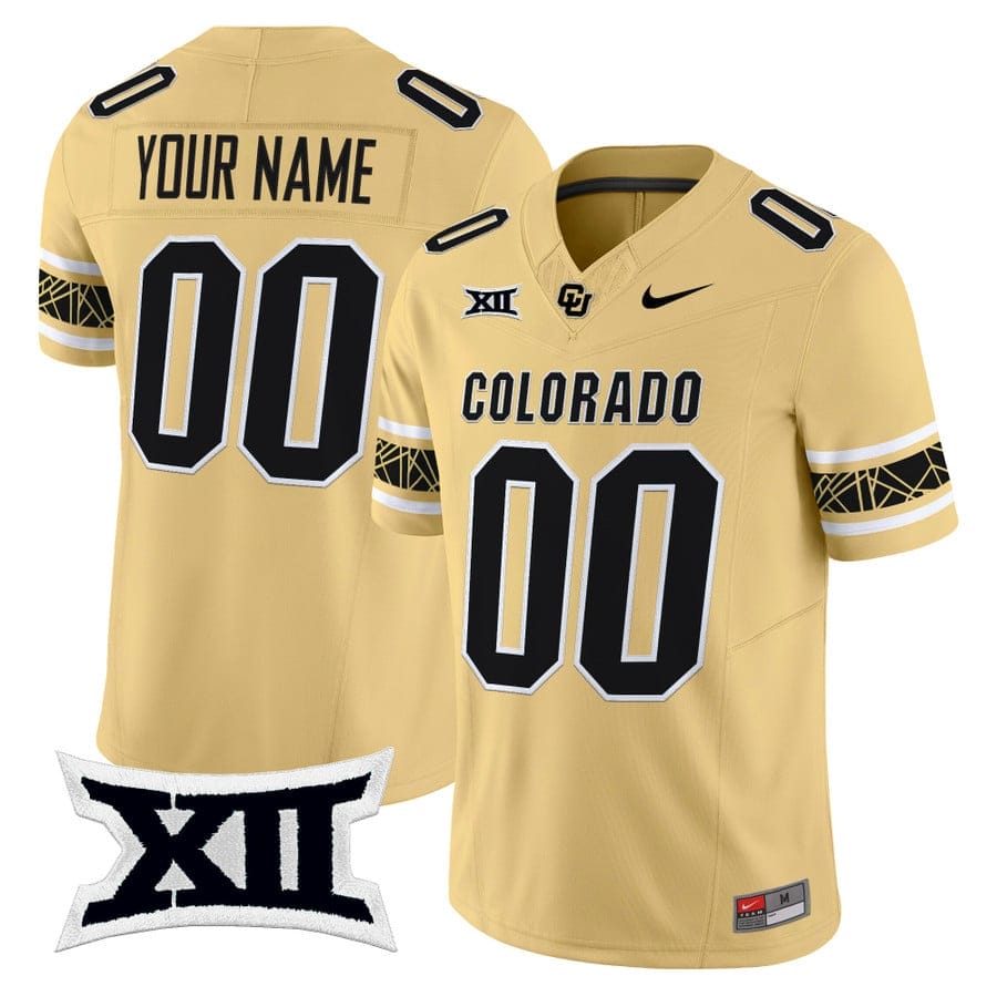 Alternative view of Custom Colorado Buffaloes Jersey 2025 Vapor Limited V2 Stitched