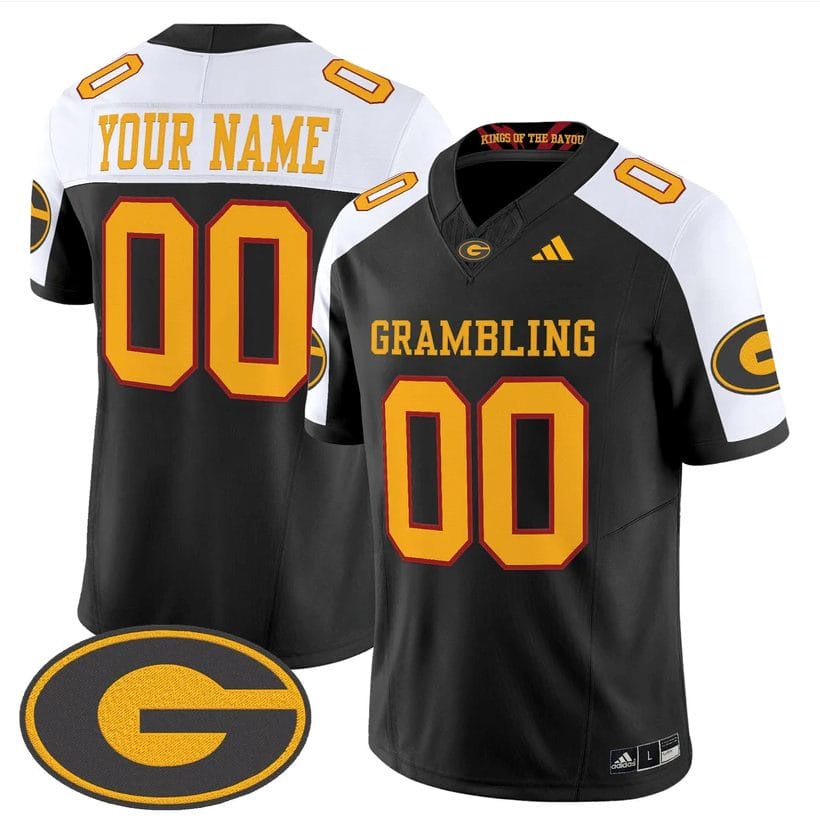 Custom Grambling Tigers Jersey Name, Number 2025 Vapor Limited Stitched