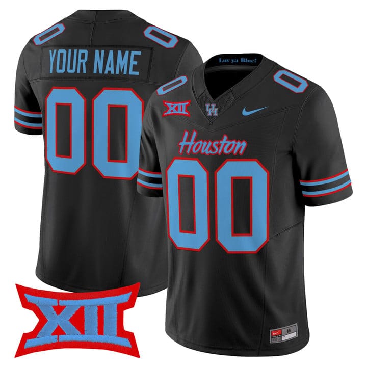 Custom Houston Cougars Jersey 2025 Oilers Inspired Limited Stitched - Image 2