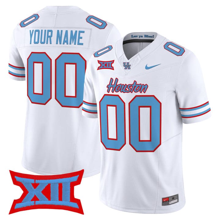 Custom Houston Cougars Jersey 2025 Oilers Inspired Limited Stitched - Image 5