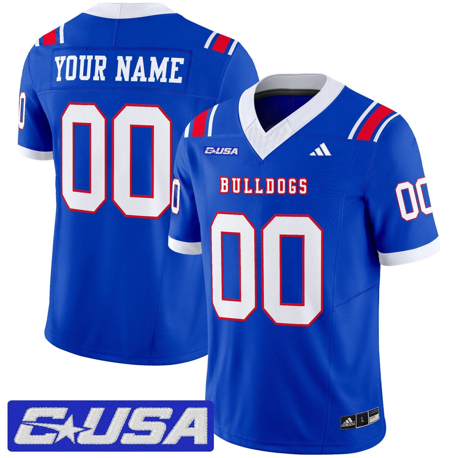 Custom Louisiana Tech Bulldogs Jersey 2025 Vapor Limited Stitched - Image 4