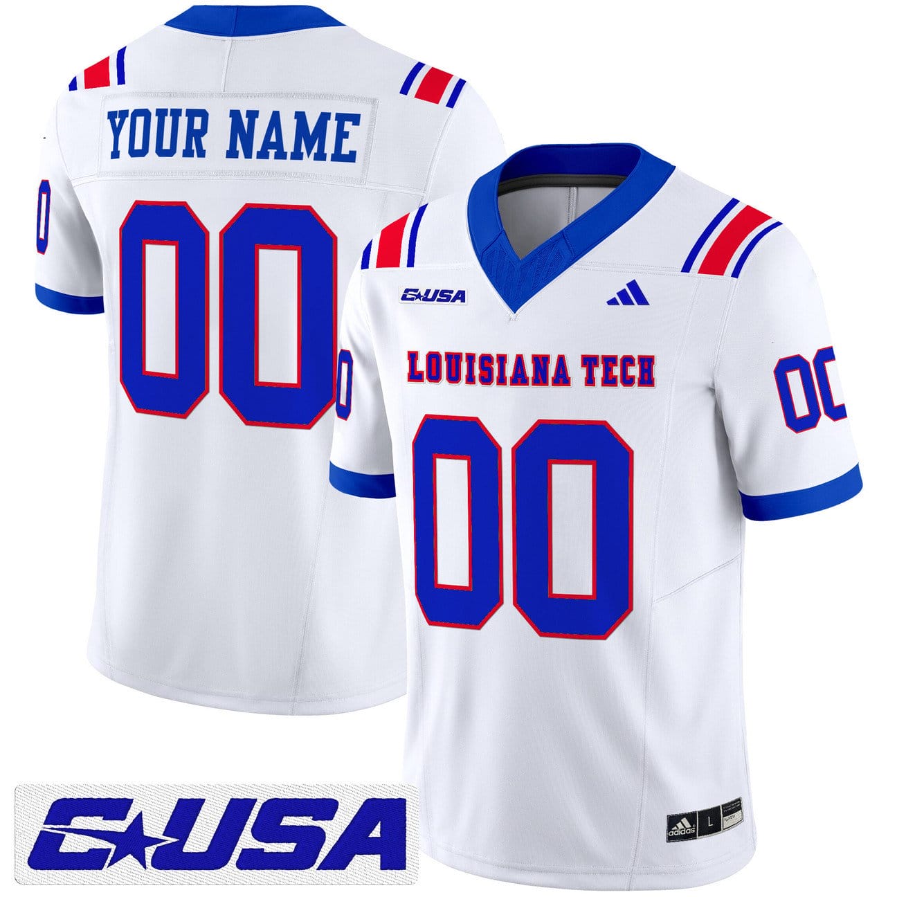 Custom Louisiana Tech Bulldogs Jersey 2025 Vapor Limited Stitched - Image 5