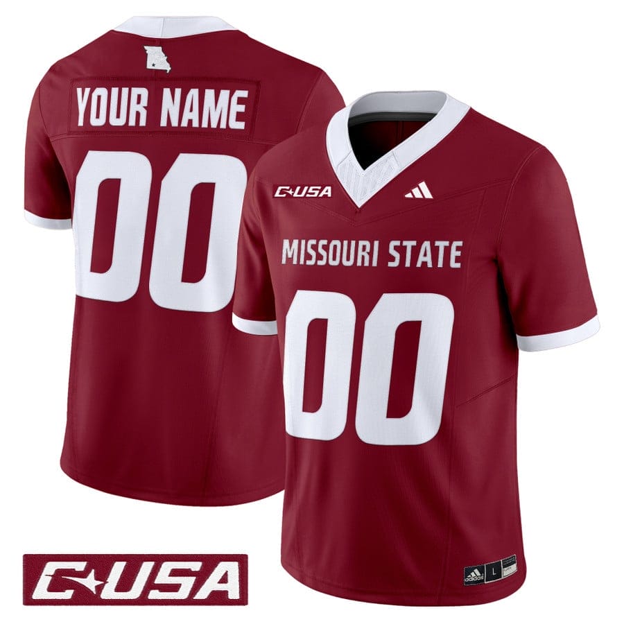Custom Missouri State Bears Jersey 2025 Vapor Limited Stitched - Image 4