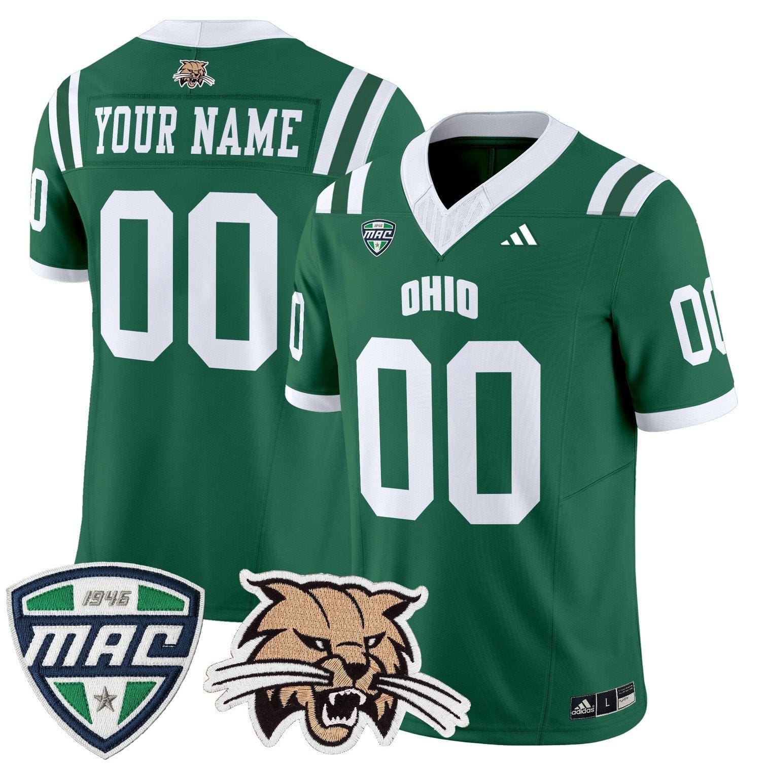 Custom Ohio Bobcats Jersey Name, Number 2025 Vapor Limited Stitched - Image 4