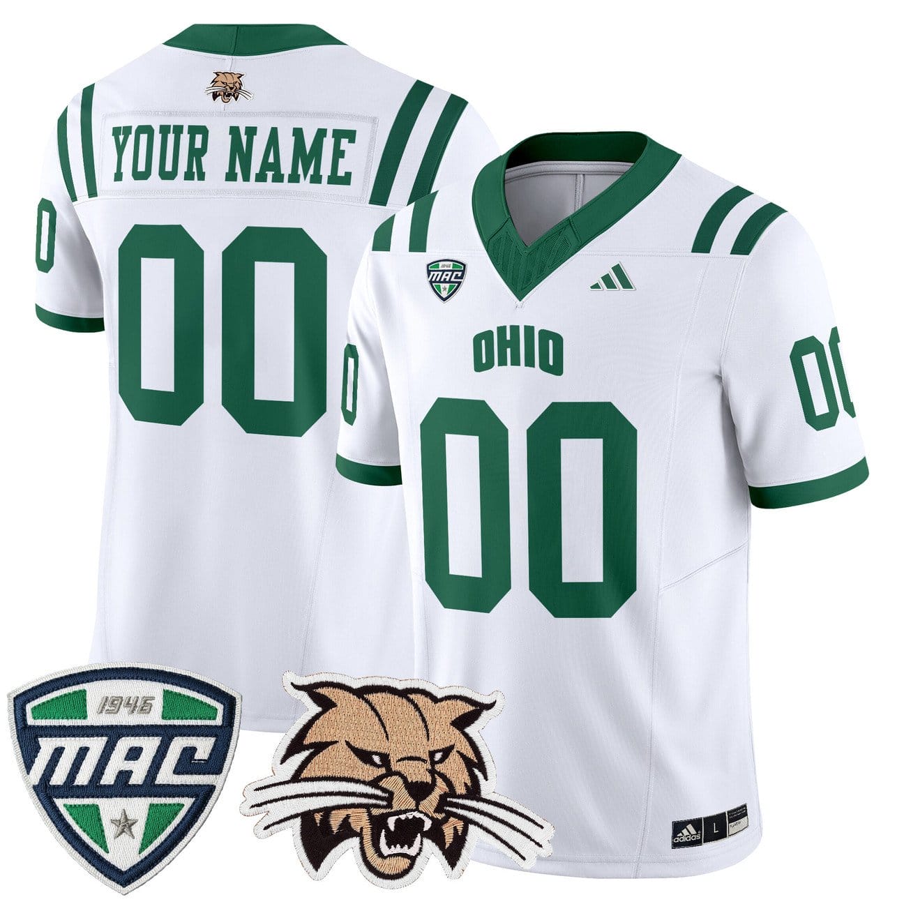 Custom Ohio Bobcats Jersey Name, Number 2025 Vapor Limited Stitched - Image 5