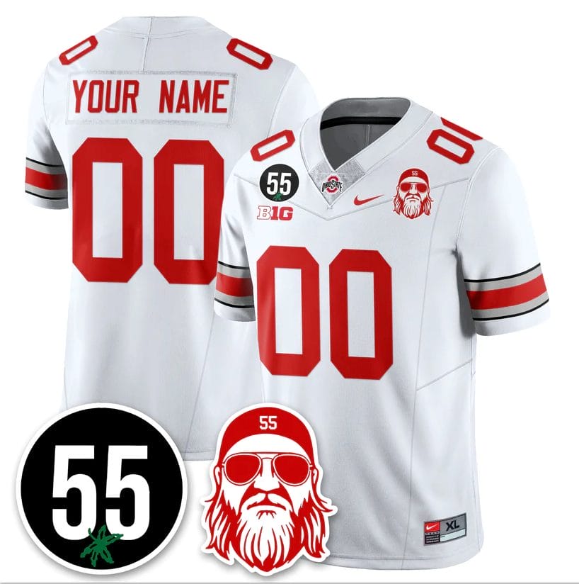 Custom Ohio State Buckeyes Jersey Nick Mangold Patch Limited Stitched - Image 5
