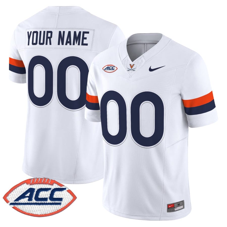 Custom Virginia Cavaliers Jersey Name, Number 2025 Vapor Limited Stitched - Image 3